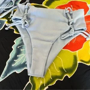 Zaful | Swim | Zaful Knot Bandeau Bikini Set Swimsuit Swimwear | Poshmark